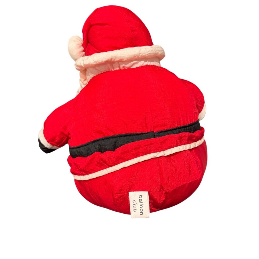Vintage Balloon Club Santa Claus Inflatable Plush Toy Red & White Approx. 18" Ta - Picture 3 of 3